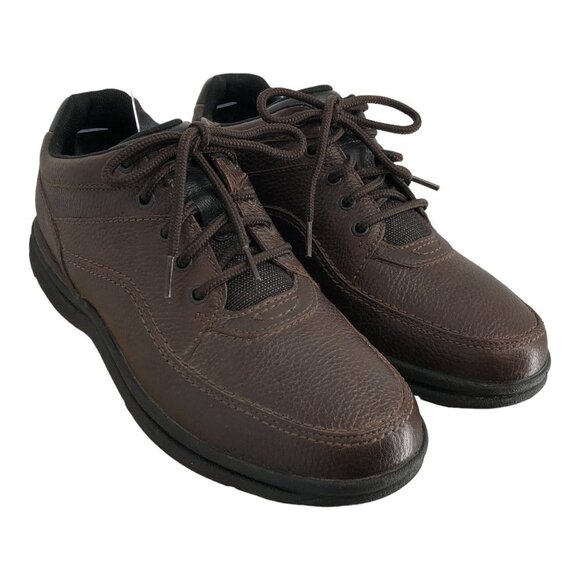 Rockport Men's Brown World Tour Classic Leather Sneakers size 10.5 - Picture 14 of 14